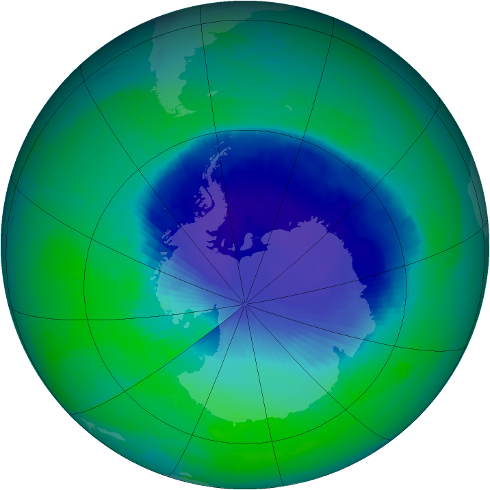 Ozone Map 1999-12-03